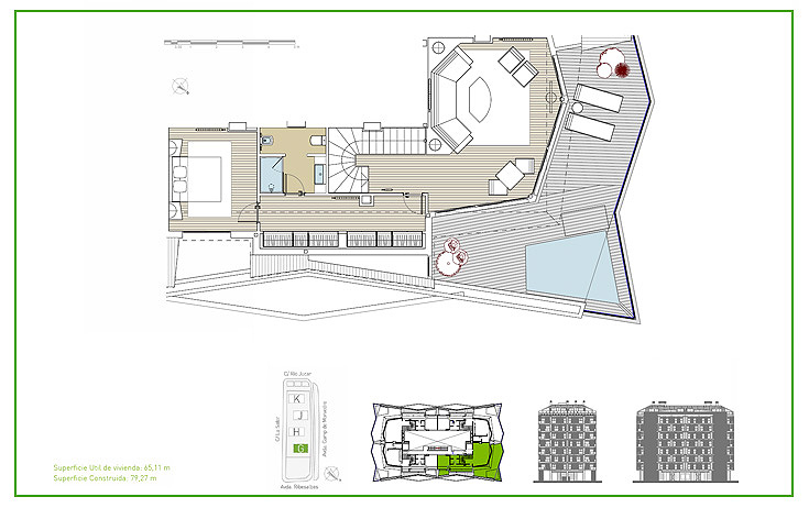 Planta Bajo Cubierta