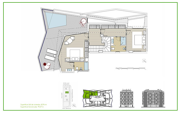 Planta Bajo Cubierta