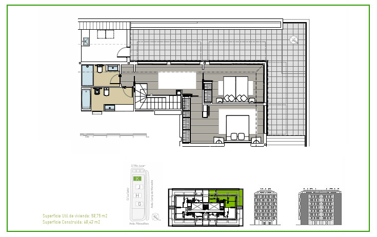 Planta Bajo Cubierta